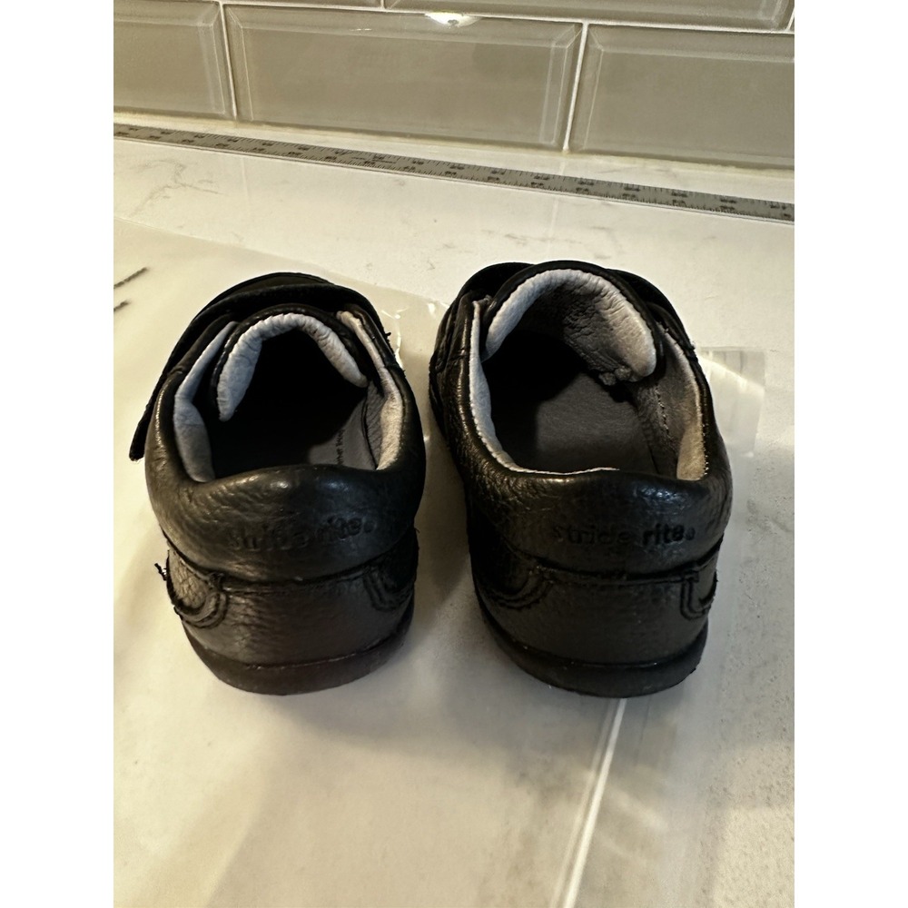 STRIDE RITE INFANT SRT ROSS DRESS SHOE, BLACK SIZE 4.5 - Picture 3 of 6
